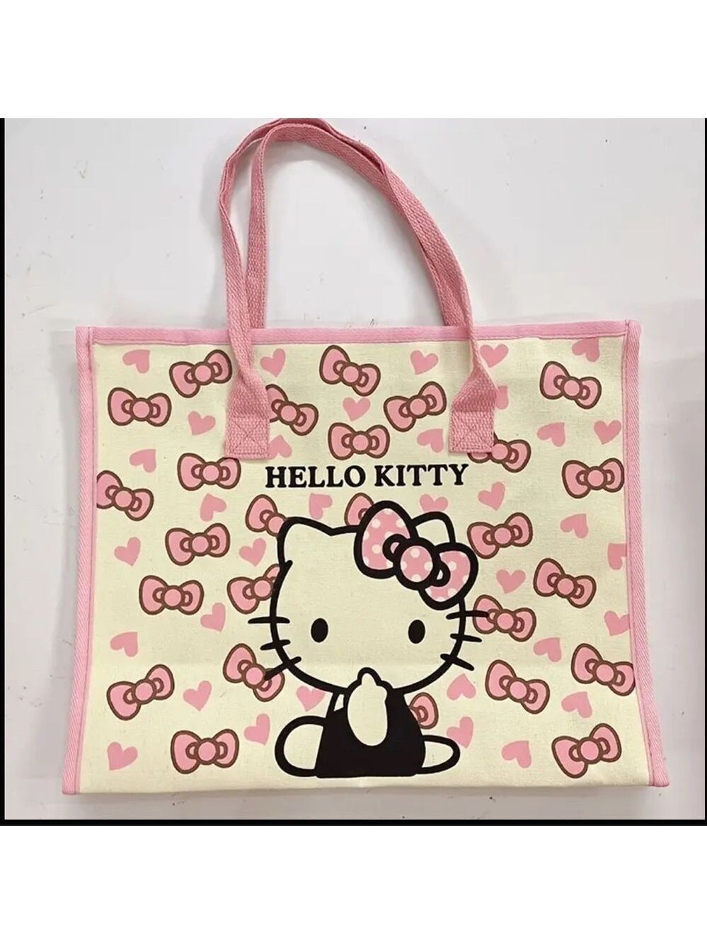 Hello Kitty Pink and Cream Tote Bag